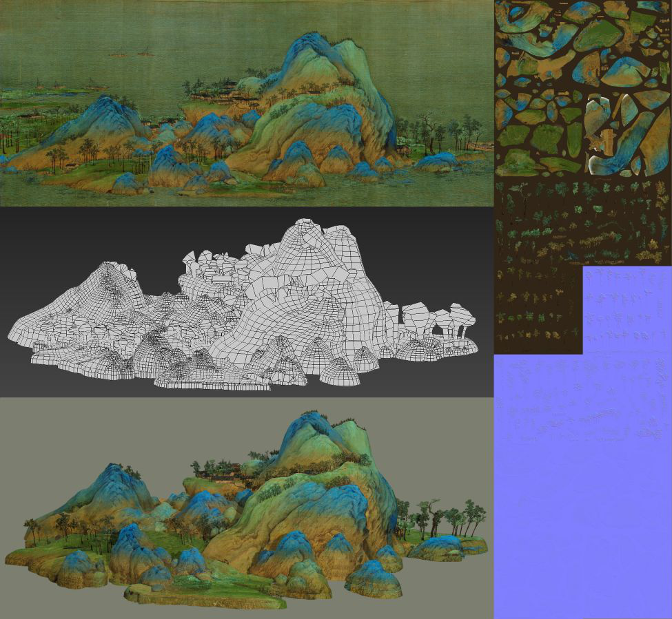 《千里江山图》没看够？3D版长卷带你身临其境-图片2.png